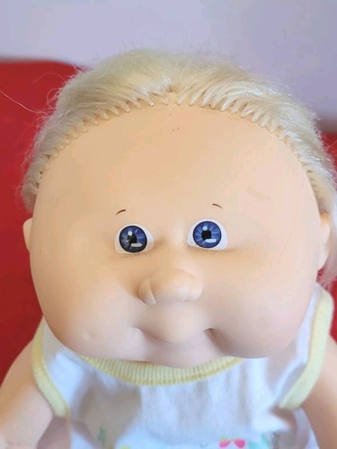 Vintage Cabbage Patch Kids Doll 1987 Swim Doll Blonde Blue Eyes 14 Inch - Picture 5 of 19