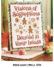 VISIONS OF SUGARPLUMS  CROSS STITCH PATTERN  ONLY   -   #951