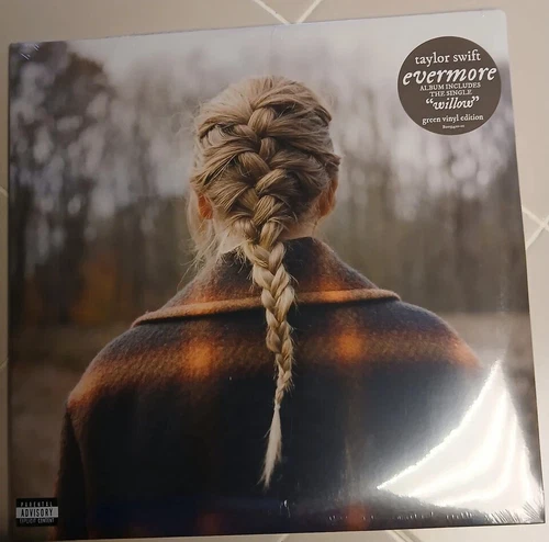 Taylor Swift - Evermore (Green Vinyl 2LP Records, 2021)
