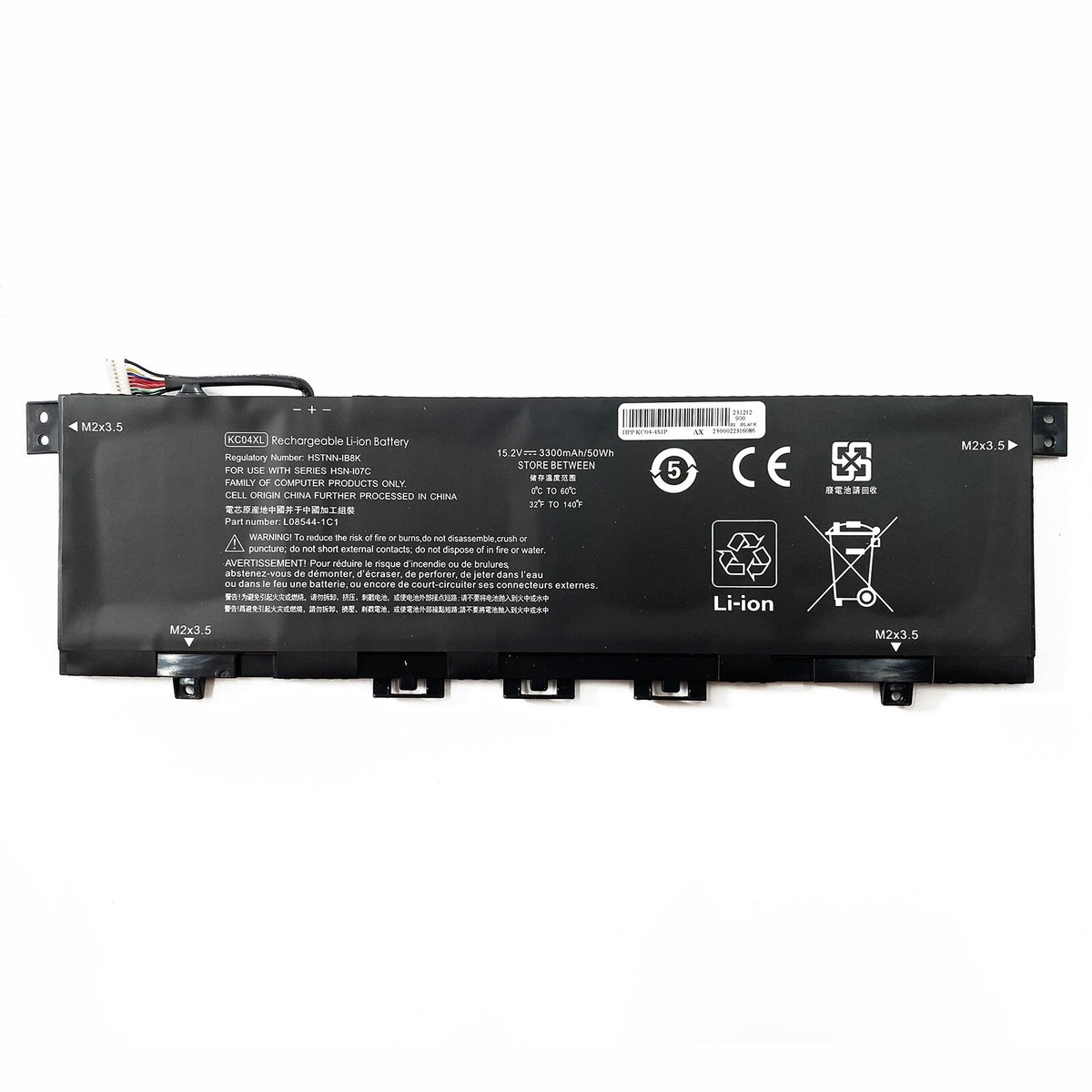 KC04XL Battery for HP ENVY 13-aq0000 13-AH00 3T-AQ000 13-AH0000 13