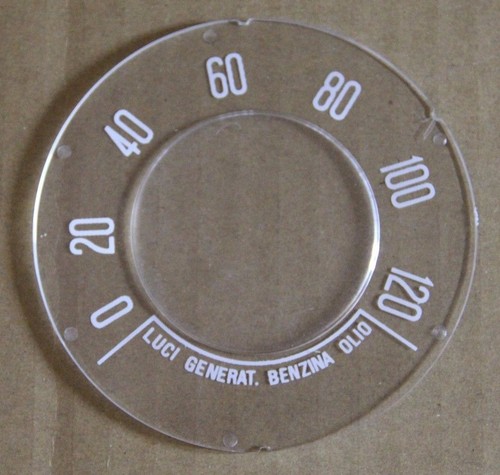 CLASSIC FIAT 500 F R SPEEDO SPEEDOMETER GLASS ( Km/h. ) ROUND SPEEDO BRAND NEW