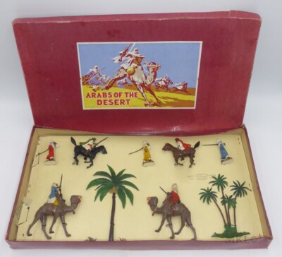 Vintage William Britain Set No. 9491 Arabs of the Desert, Mounted  