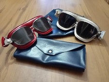 Occhiali vintage da moto cafe racer Baruffaldi supercompetition originali epoca