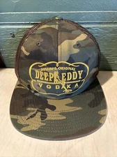 Austin’s Original Deep Eddy vodka hat- Camouflage Trucker Hat Snapback Otto Cap