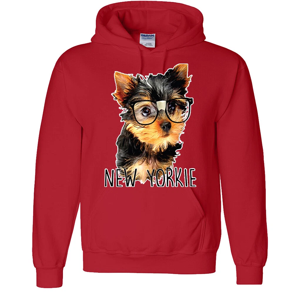 Yorkie hoodie sales