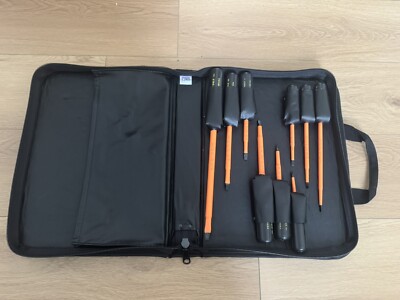 KLEIN TOOLS 33528 Insulated Screwdriver Set, NmPcs9 1N048