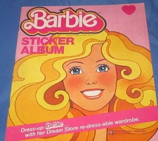 PANINI BARBIE USA COMPLETE STICKERS SET EMPTY ALBUM RARE VINTAGE 80'S