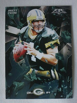 BRETT FAVRE - 2015 Topps Fire #92 - Green Bay PACKERS