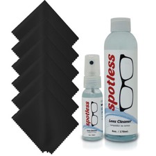 1oz Spotless Lens Cleaner Spray 6oz Refill 6 Microfiber Cleaning Cloth