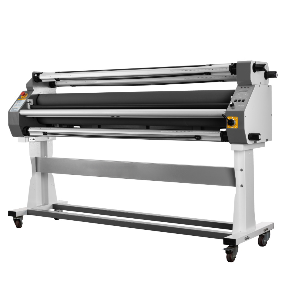 1200W 65'' Infrared Laminating Machine Large Format Pneumatic Laminator 110V-image