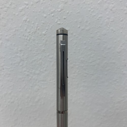Orologio Vintage Penna Orologio Digitale Cromato Argento Per Ricambi Funzionante - Foto 8 di 8