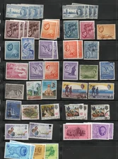 Stamps-British Colonies - Seychells -small coll. mainly mint 52 of stamps