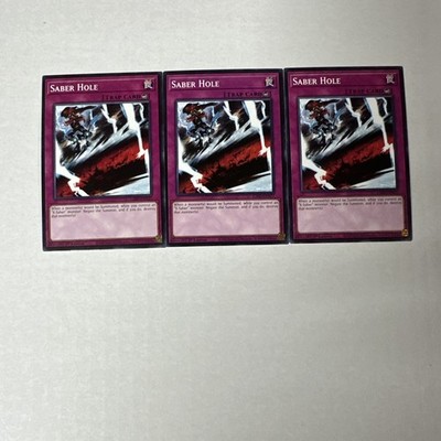3x Saber Hole Common L26D-ENX27 NM Legendary Modern Decks 2026 playset