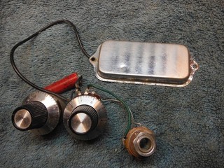 Vintage 1962 Kay Pancake Pickup pots and jack old original parts rewound 5.8 K