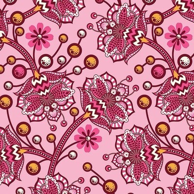 Tula Pink the Birds & The Bees Knees Sunset Pink FQ PWTP026 RARE