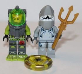 2009 Retired Atlantis Lego set #8060 Typhoon Turbo Sub 100% complete!