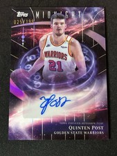 2025-26 Topps Midnight Stroke of Midnight Autographs Quinten Post #SM-QP (AU)