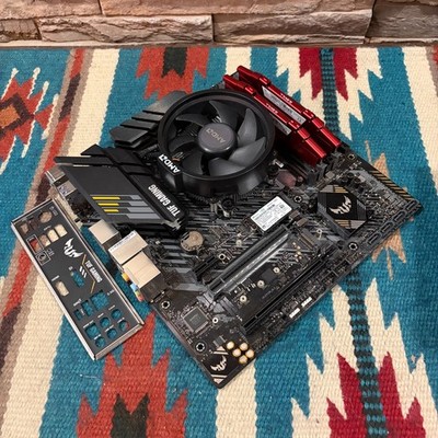 ASUS TUF GAMING B550M-PLUS W11 Motherboard Combo! Ryzen 5 1600 16GB RAM 256SSD