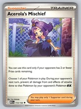 Acerola's Mischief 113/132 Uncommon Mega Evolution Pokemon Near Mint