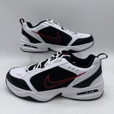 Nike Men's Size 15 Air Monarch IV (415445 101) Black/White Casual Sneaker