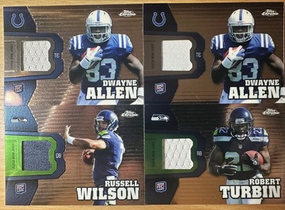 2012 Topps Chrome Rookie Relics Luck RG3 Hilton