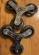 2x Replacement Shopping Cart Trolley Wheels Stair Climbing Wheels For Laundry Ct
