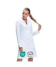 Dr. James Premium Lab Coat for Women, Multiple Pockets, Fold Back Cuff, Tailo...