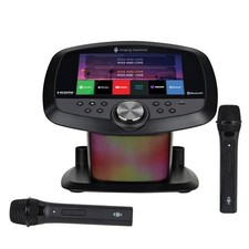 Singing Machine Ultimate Karaoke Party System with Vocal Removal  Charging Mics