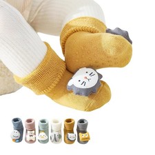 2 Pairs Anti Slip Floor Socks Newborn Warm Thick Socks Baby Girls Boys Sock 0-3Y