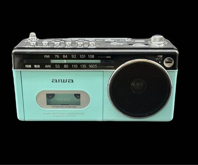 Aiwa Audio-G RCP3 Retro Pastel Cassette Boombox Bluetooth FM 76-108MHz USB SD