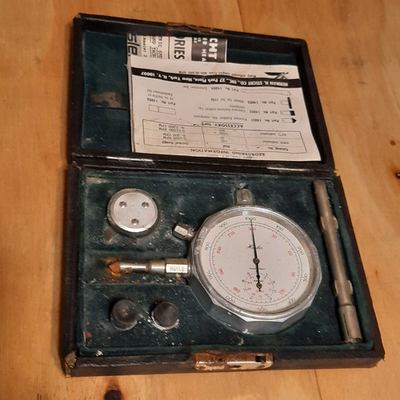 #ad Hasler Timing Indicator 235023 – Swiss Made Vintage Mechanical Pressure Gauge $139.50