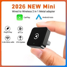 Wireless CarPlay Adapter for Apple iPhone  Android Auto USB Adapter Plug  Play