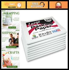Large Newsprint Packing Paper - 240 Sheets, 31" x 22" - Moving & Shipping Suppli