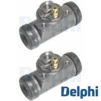 2X Radbremszylinder Delphi LW80104 2 Bremszylinder Set Rechts Links Hinten