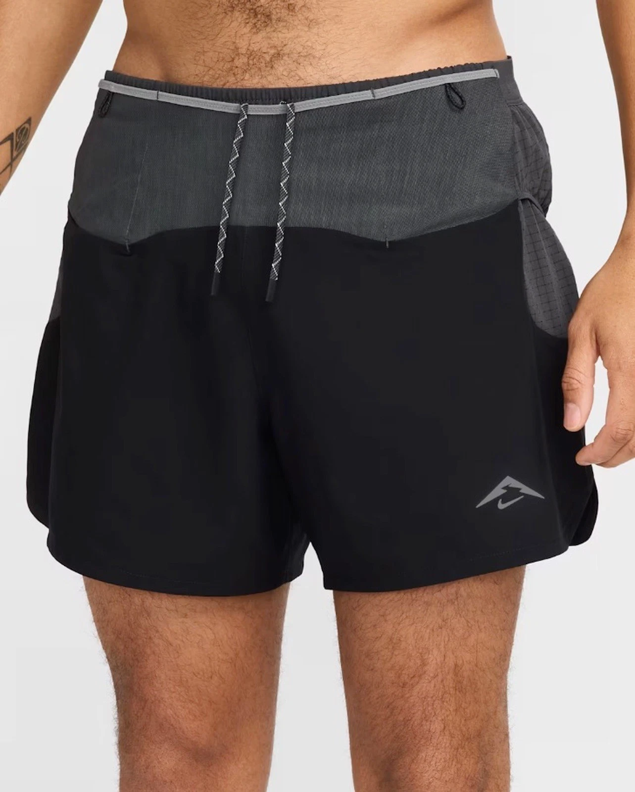 Nike Trail Second Sunrise Dri-FIT ADV 5" Brief Lined Running Shorts Black Size L