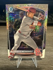 2025 Bowman - Chrome Prospects JJ Wetherholt #BCP-22 Mojo Refractor (RC) 🔥