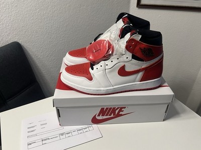 Jordan 1 Retro High OG Heritage Gr. 43 US 9,5 Neu mit Box 