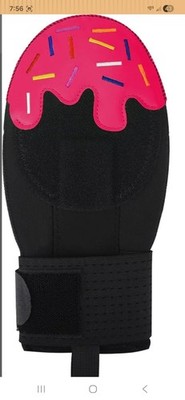 Sliding Mitt Baseball Glove Youth Red Ice Cream New Hand Guard Support 