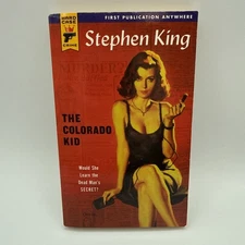 The Colorado Kid by Stephen King MISTAKE pg. 159 Hard Case TRUE 1st Ed/1st Print