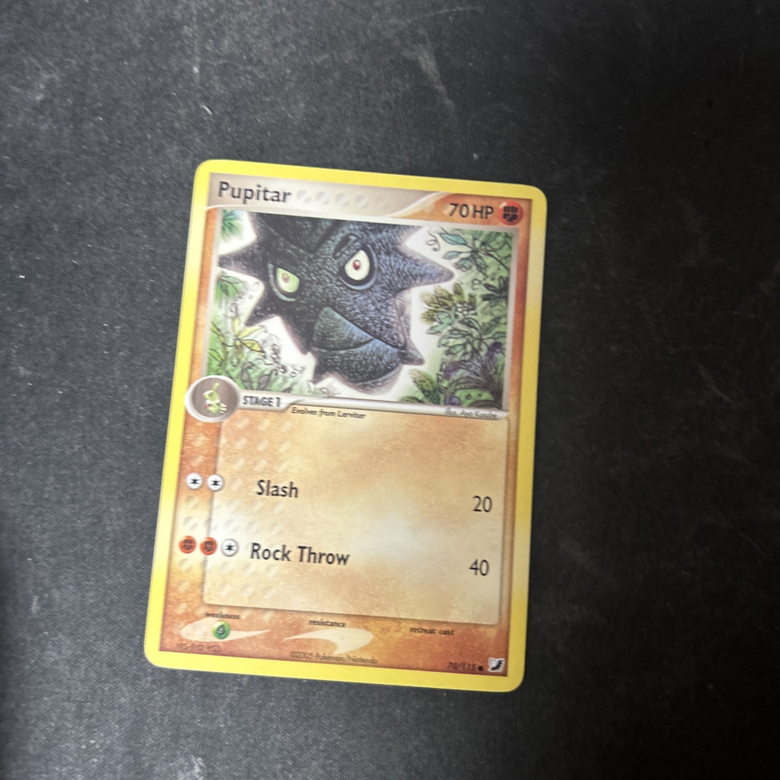 Pokemon Card Pupitar (EX Unseen Forces) 70/115 Non-Holo Common TCG