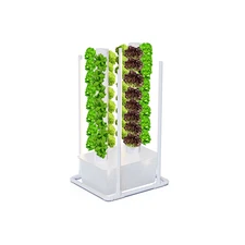 Hydroponic Kit N17 Aero Tower for 70 Plants LED Light Includes Nutrient and Seed