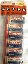 6 Vintage 1960's CAPS in boxes for toy pistol new in original package very rare