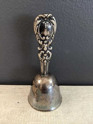 Vintage Francis I by REED and BARTON Sterling Silver Handle Dinner Bell 4.25"