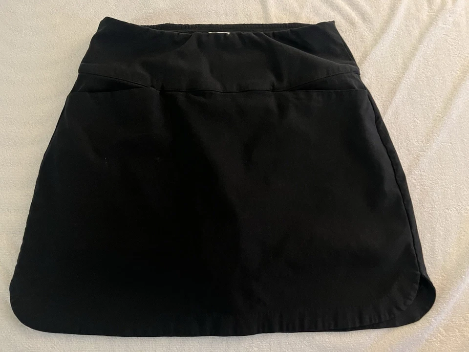 Dama Hagen Falda Corta Mujer Mediana Negra Elastizada Bolsillos Golf Tenis Pelota encurtida Foto 2 de 4
