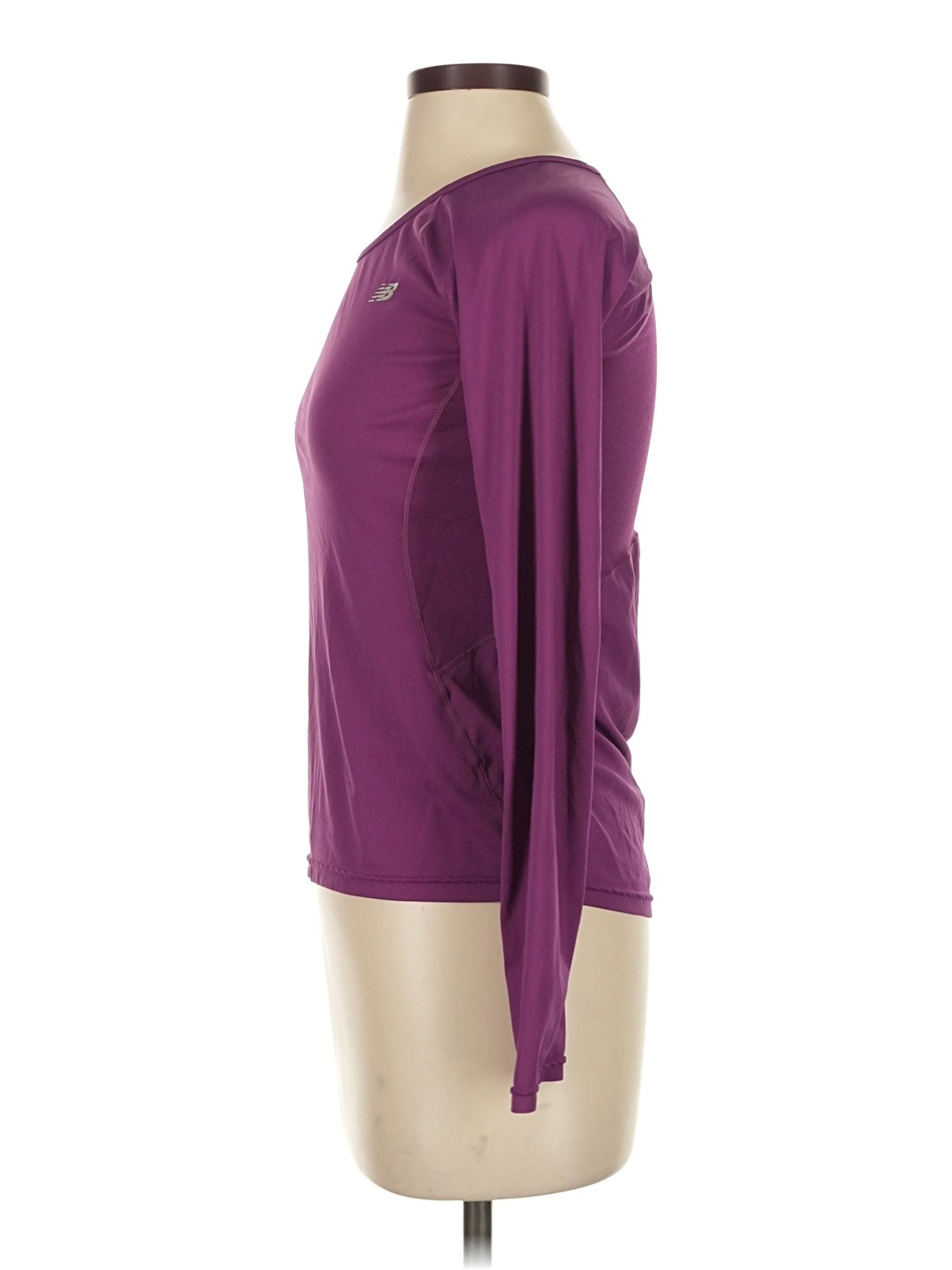New Balance Women Purple Long Sleeve T-Shirt XS thumbnail 4