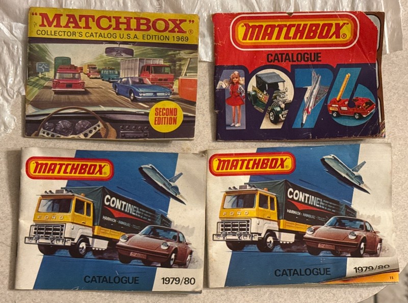 Matchbox Collectors Catalogues 1969 Second Edition 1976 And 1979 / 80 x 2 Look