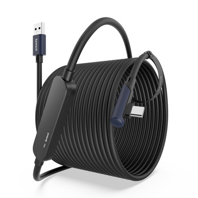 Link Cable 33 FT with Signal Booster Compatible with Meta/Oculus Quest 3, Quest2