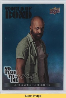 2025 James Bond No Time To Die Teal Jeffrey Wright as Felix Leiter READ 5x5