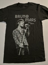 Bruno Mars Live In Mexico City 2024 T Shirt Size Small