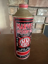 Marvel Mystery Oil Top Cylinder Lubrication Additive Vintage Can